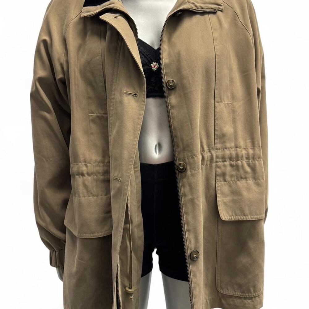 khaki coat - Picture 1 of 5